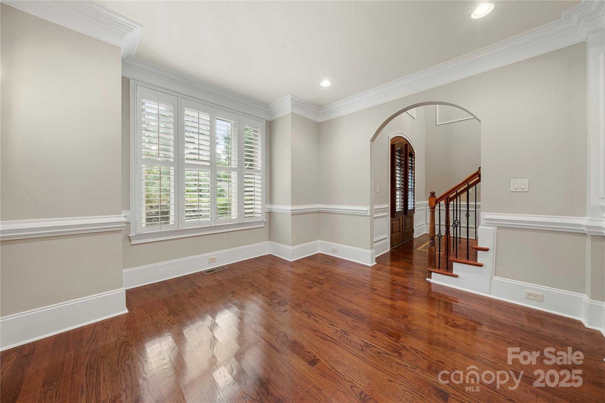 310 Ridge Reserve Drive Clover, SC 29710 - Photo 8 of 39 a view of empty room with wooden floor and fan