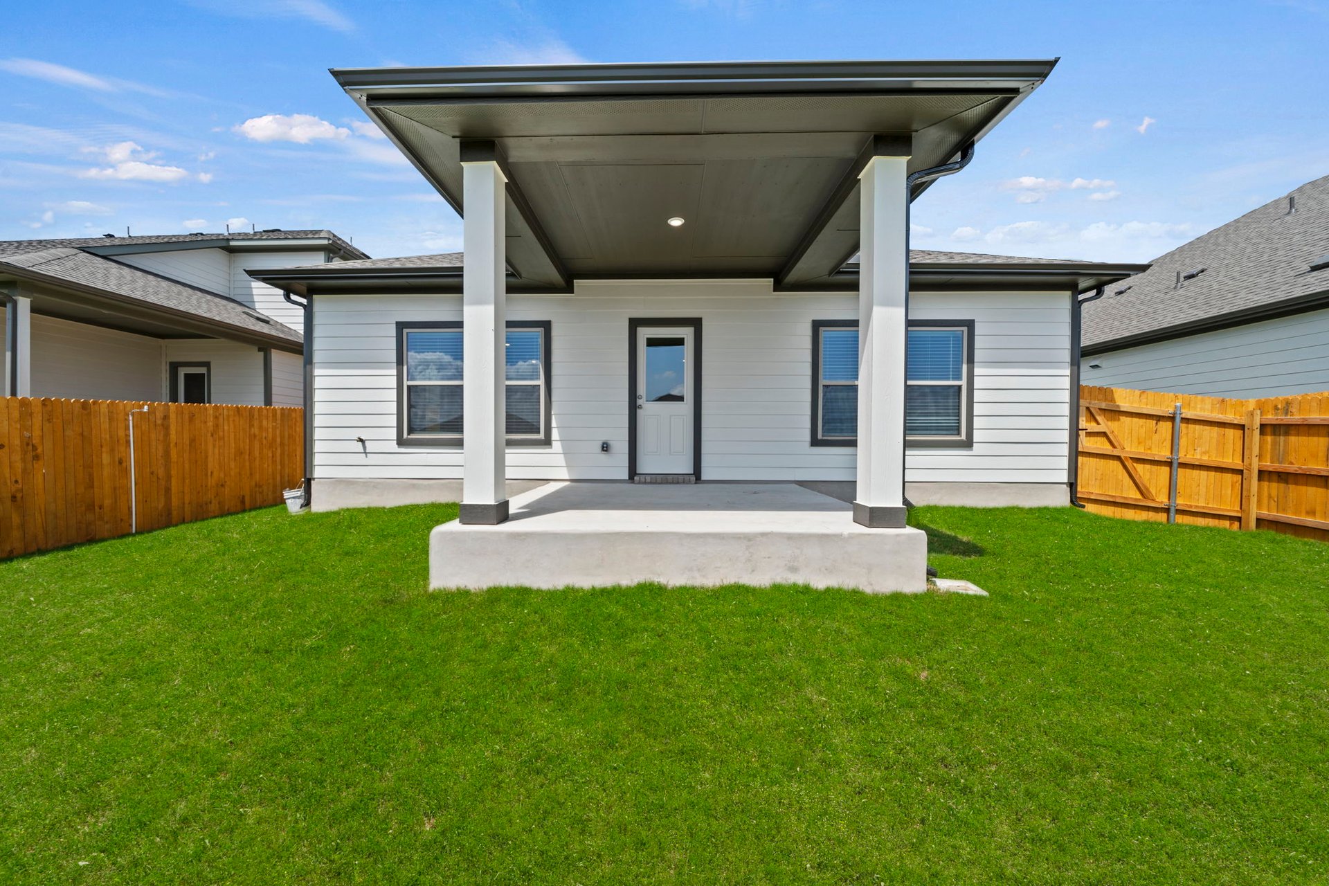 160 Wind Hill Jarrell, TX 76537 - Photo 24 of 27 Rear Covered Patio