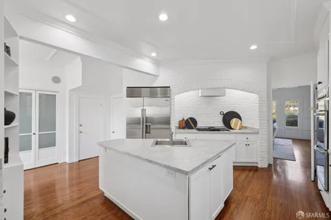 a view of an outdoor space with furniture