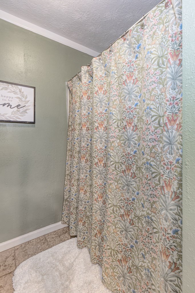 1236 Martin Road Hamilton, GA 31811 - Photo 15 of 33 a bathroom with a shower curtain