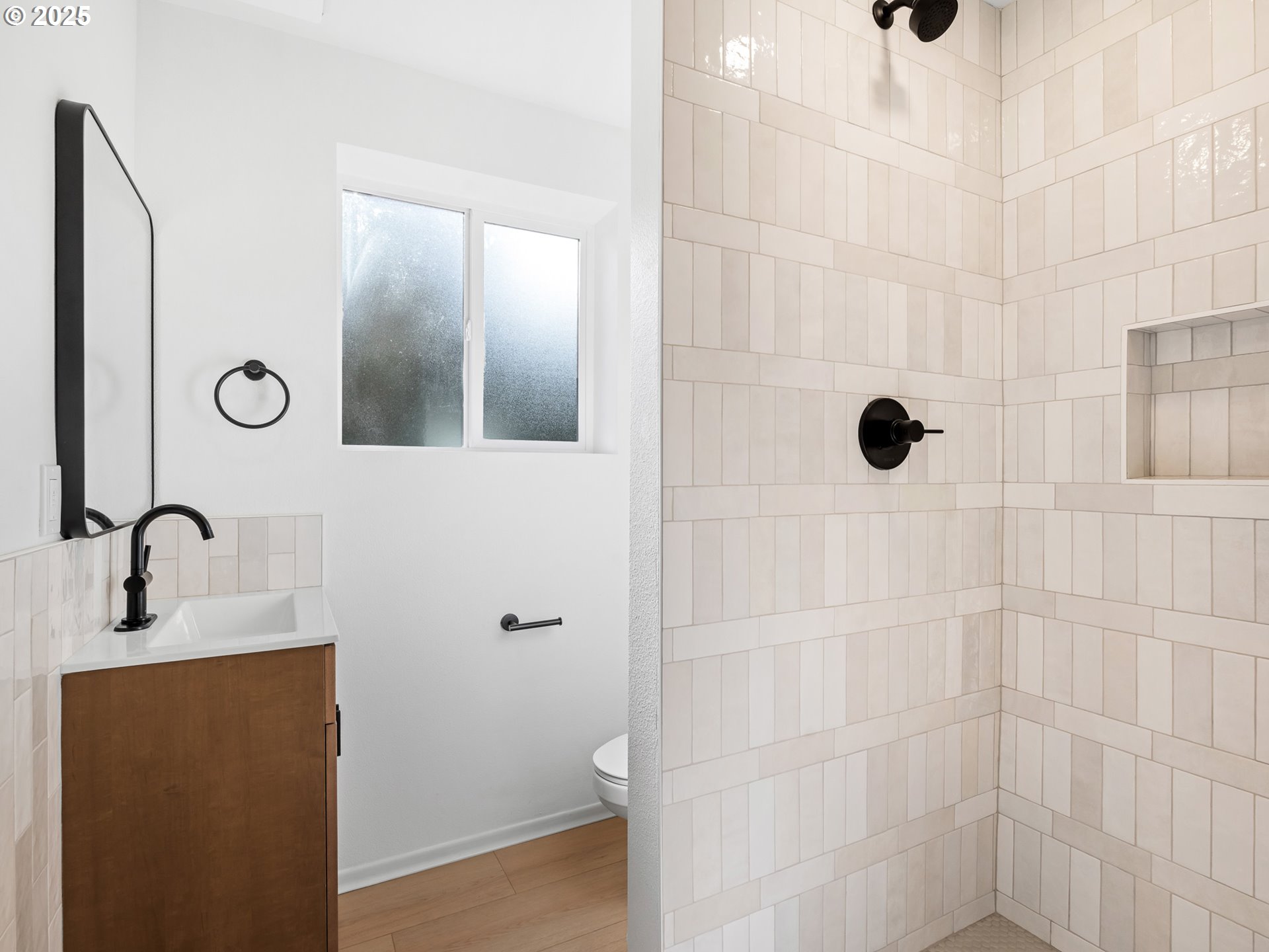 12942 Northeast Morris Street Portland, OR 97230 - Photo 19 of 28 a bathroom with a sink and a mirror