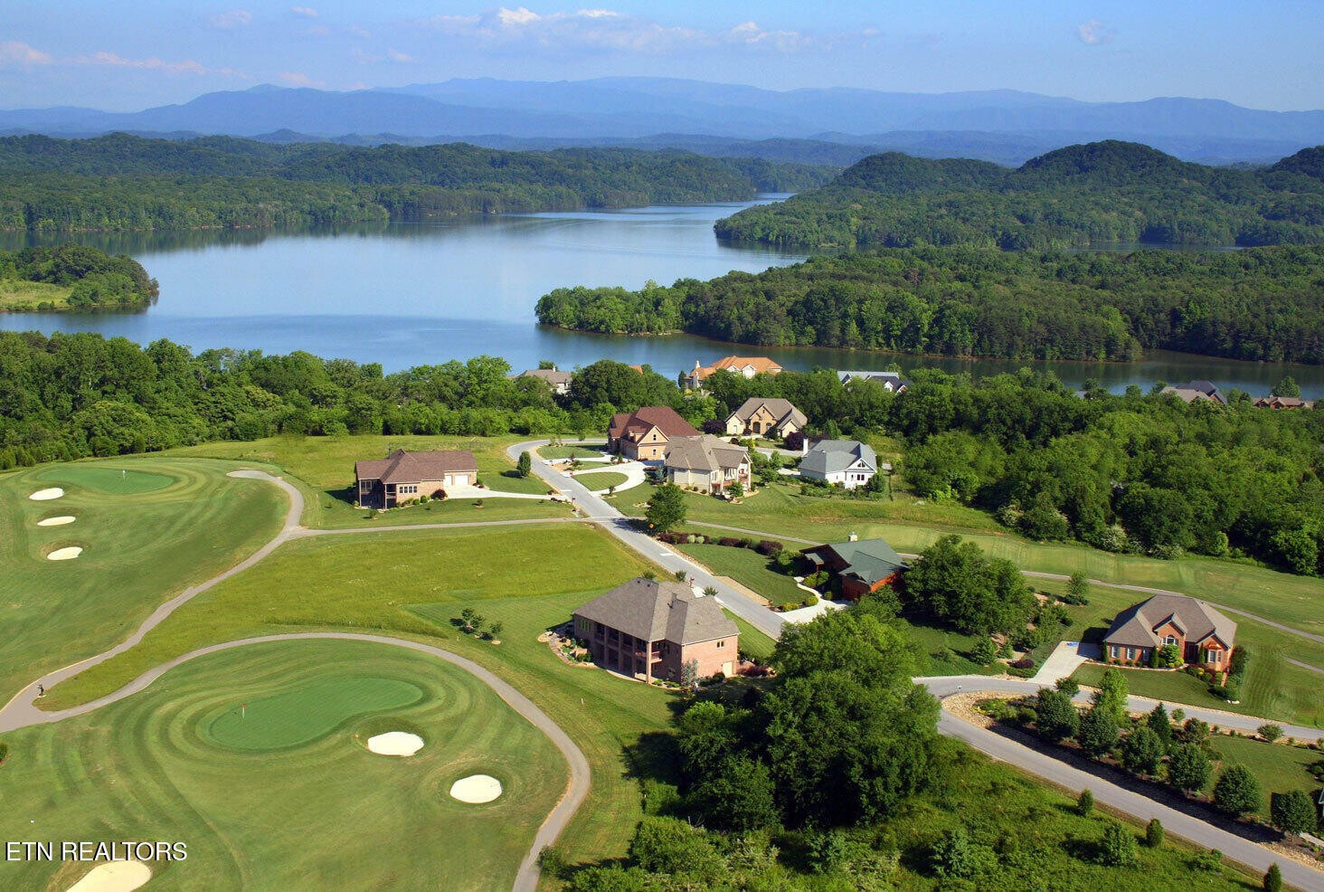 364 Mingo Way Loudon, TN 37774 - Photo 47 of 55 an aerial view of a golf course with outdoor space