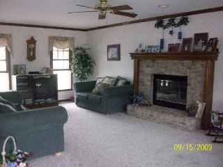 8451 Wolverine Road Temperance, MI 48182 - Photo 3 of 18 Living Room W/FP
