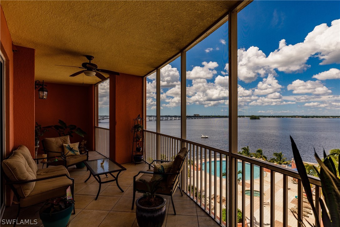 2743 First Street, Unit 704 Fort Myers, FL 33916 - Photo 11 of 17 a view of a porch with furniture