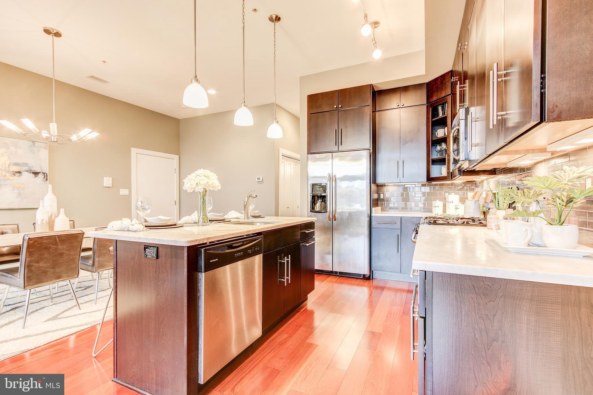 762 Park Road Northwest, Unit 4 Washington, DC 20010 - Photo 15 of 43 High-End Gourmet Kitchen with Island
