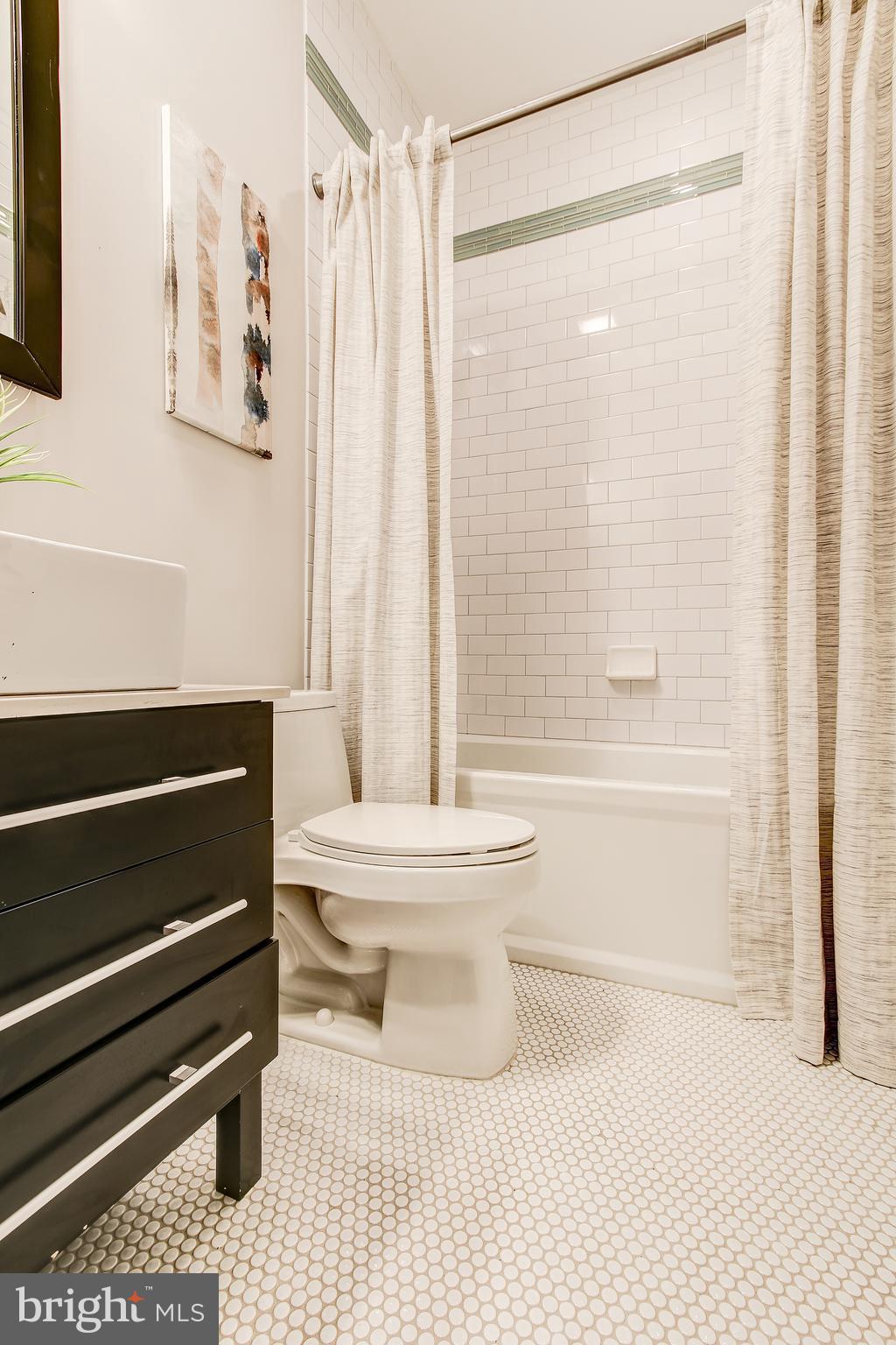 762 Park Road Northwest, Unit 4 Washington, DC 20010 - Photo 24 of 43 Upgraded Lux Hall Bath