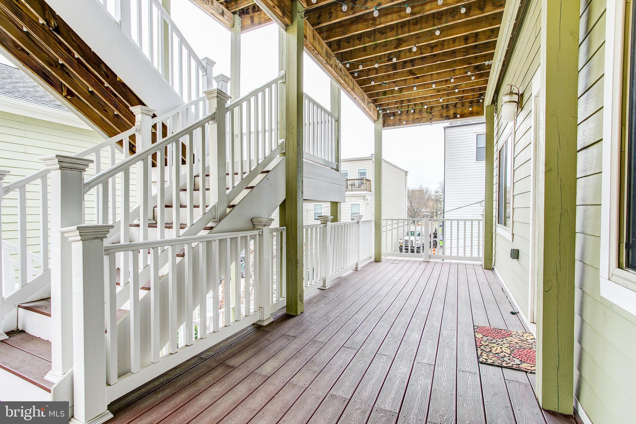 762 Park Road Northwest, Unit 4 Washington, DC 20010 - Photo 34 of 43 Rear Deck for Entertaining