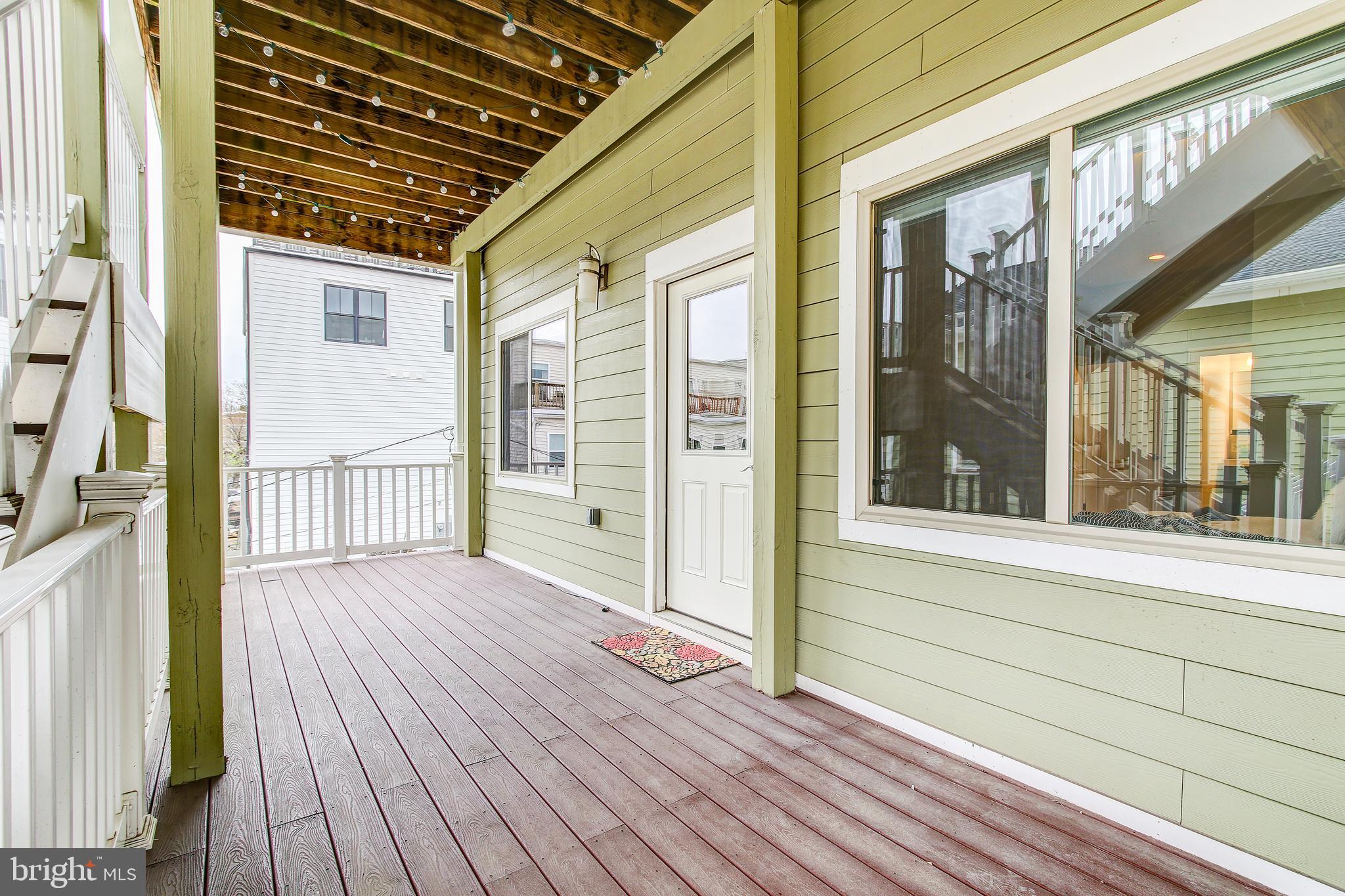 762 Park Road Northwest, Unit 4 Washington, DC 20010 - Photo 35 of 43 Rear Deck for Entertaining