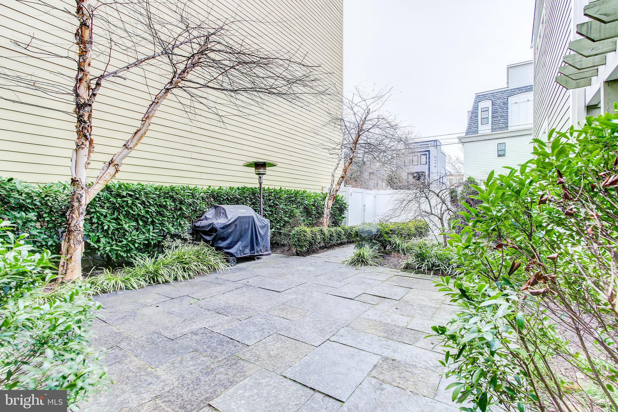 762 Park Road Northwest, Unit 4 Washington, DC 20010 - Photo 39 of 43 Additional Condo Flagstone Patio Area for Grilling