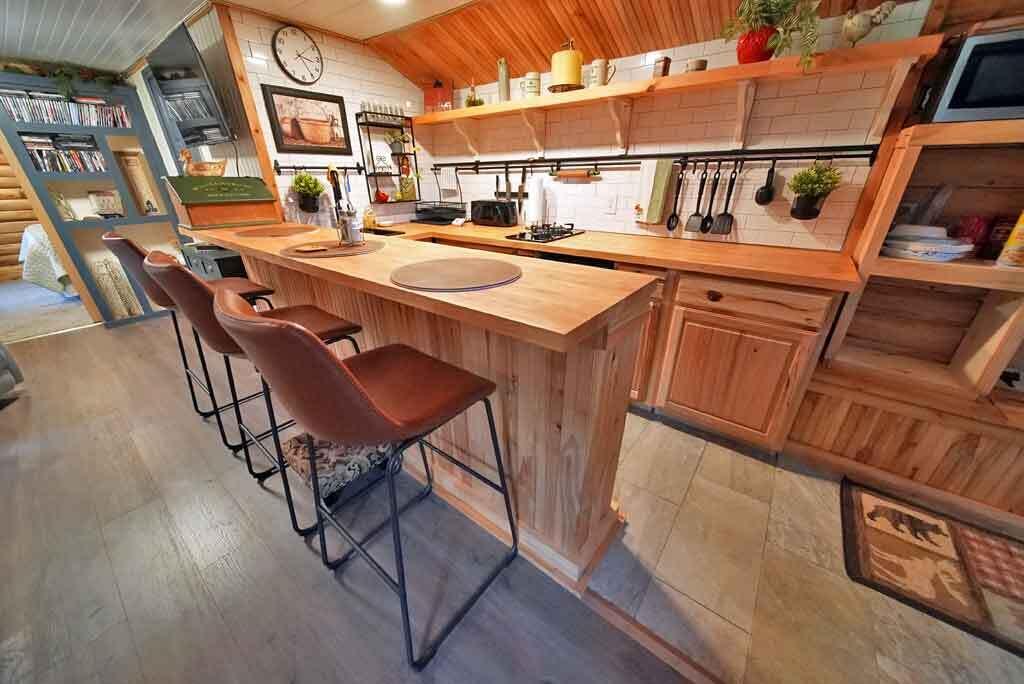 414 East Ridge Road Mars Hill, ME 04758 - Photo 27 of 48 kitchen-maine-cabin-home