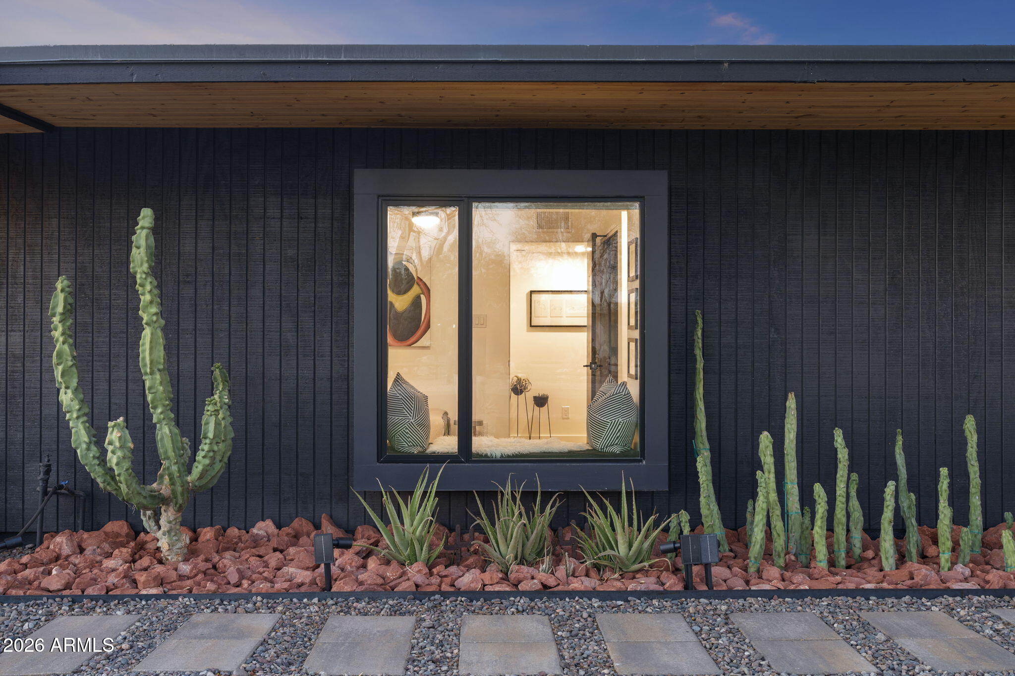 8124 East Granada Road Scottsdale, AZ 85257 - Photo 4 of 62 Updated Black Frame Windows