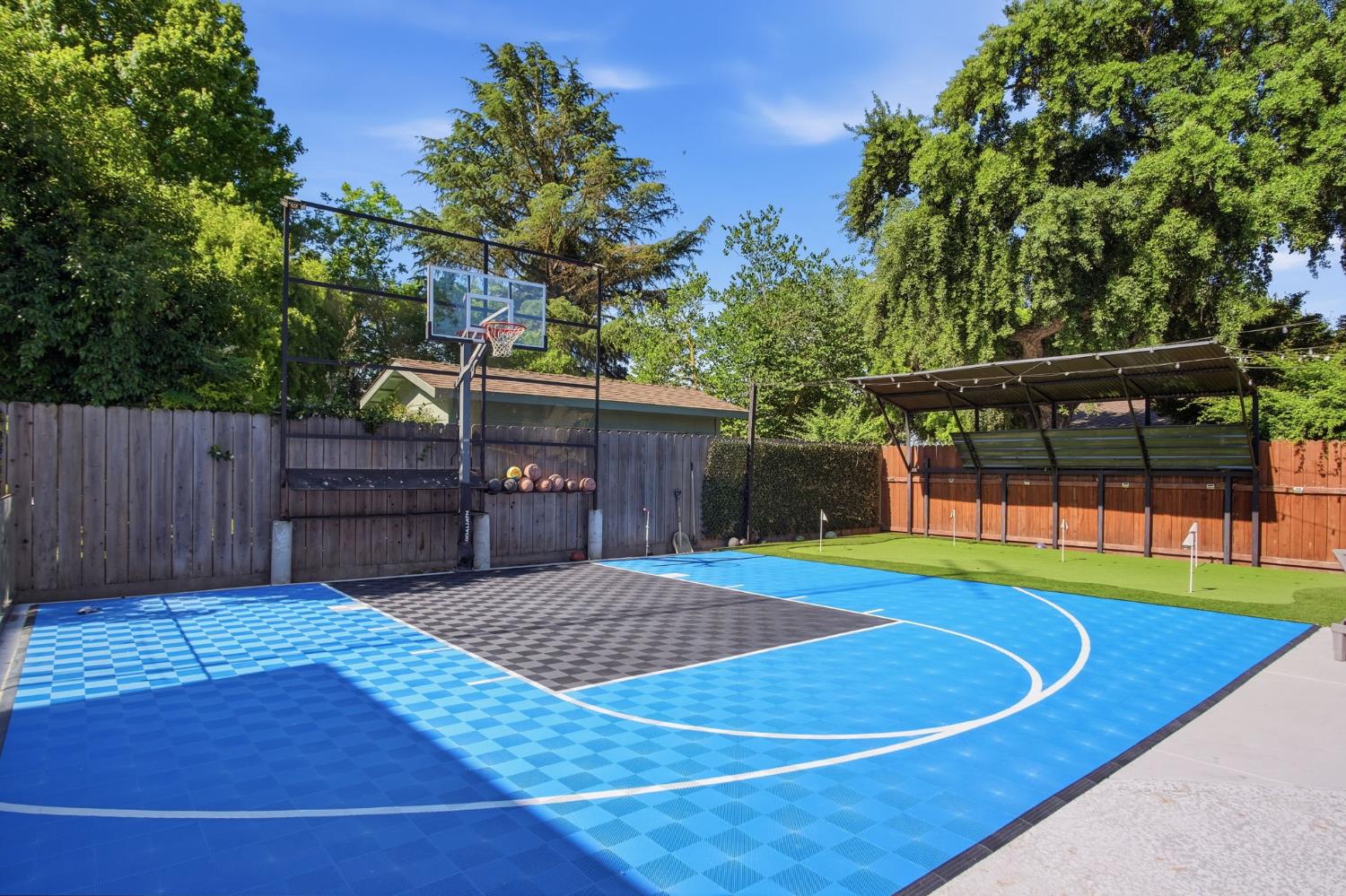 10401 Golf Link Road Turlock, CA 95380 - Photo 46 of 63 a view of outdoor space with pool and wooden floor