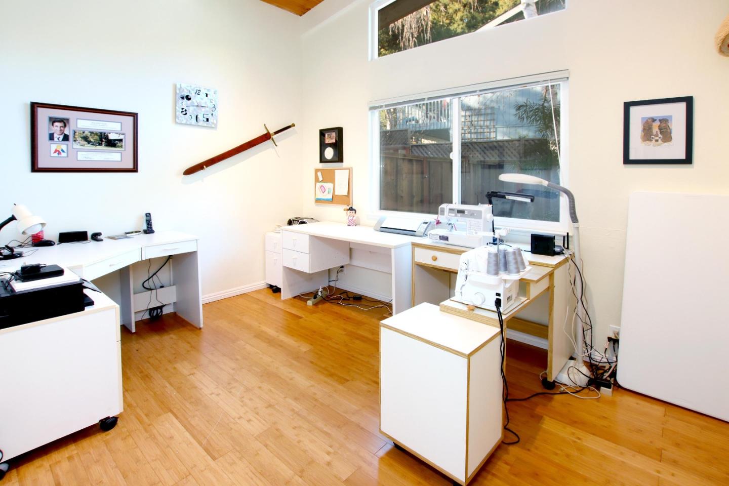 27 Erba Lane Scotts Valley, CA 95066 - Photo 19 of 30 a view of a workspace with furniture and a workspace