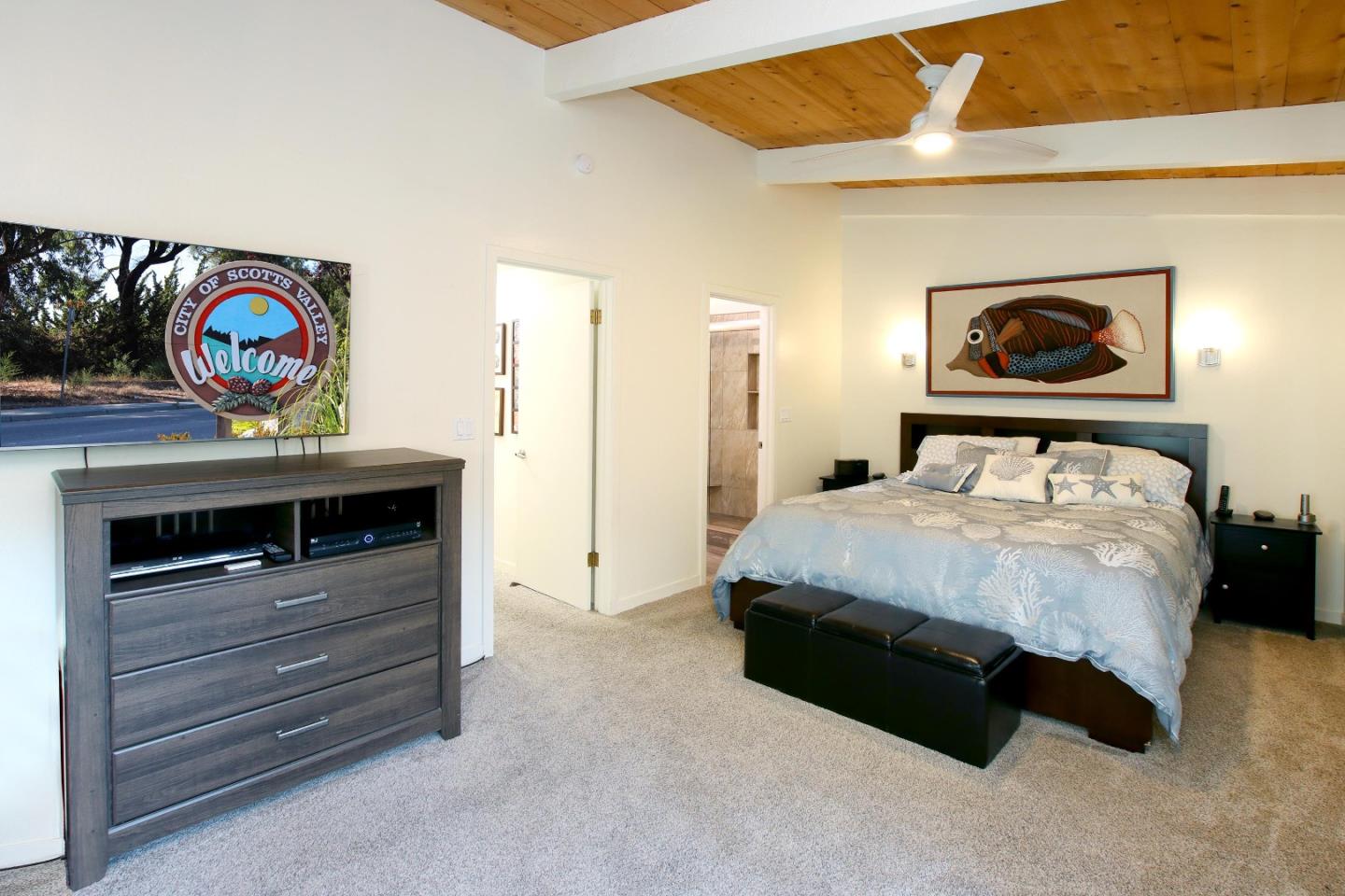 27 Erba Lane Scotts Valley, CA 95066 - Photo 20 of 30 a bedroom with a bed and furniture