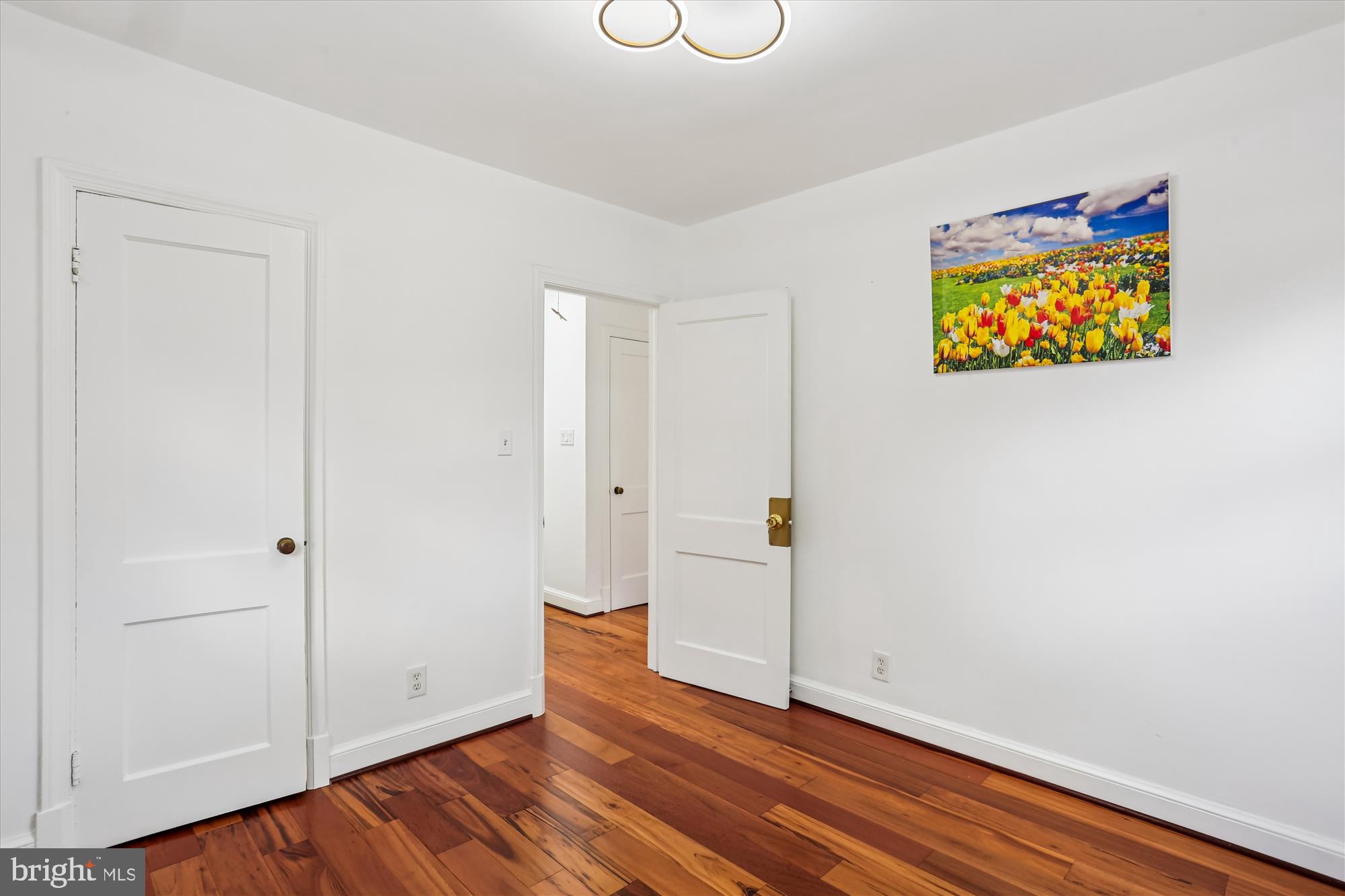 717 Ludlow Street Takoma Park, MD 20912 - Photo 38 of 68 a view of an empty room with wooden floor and closet
