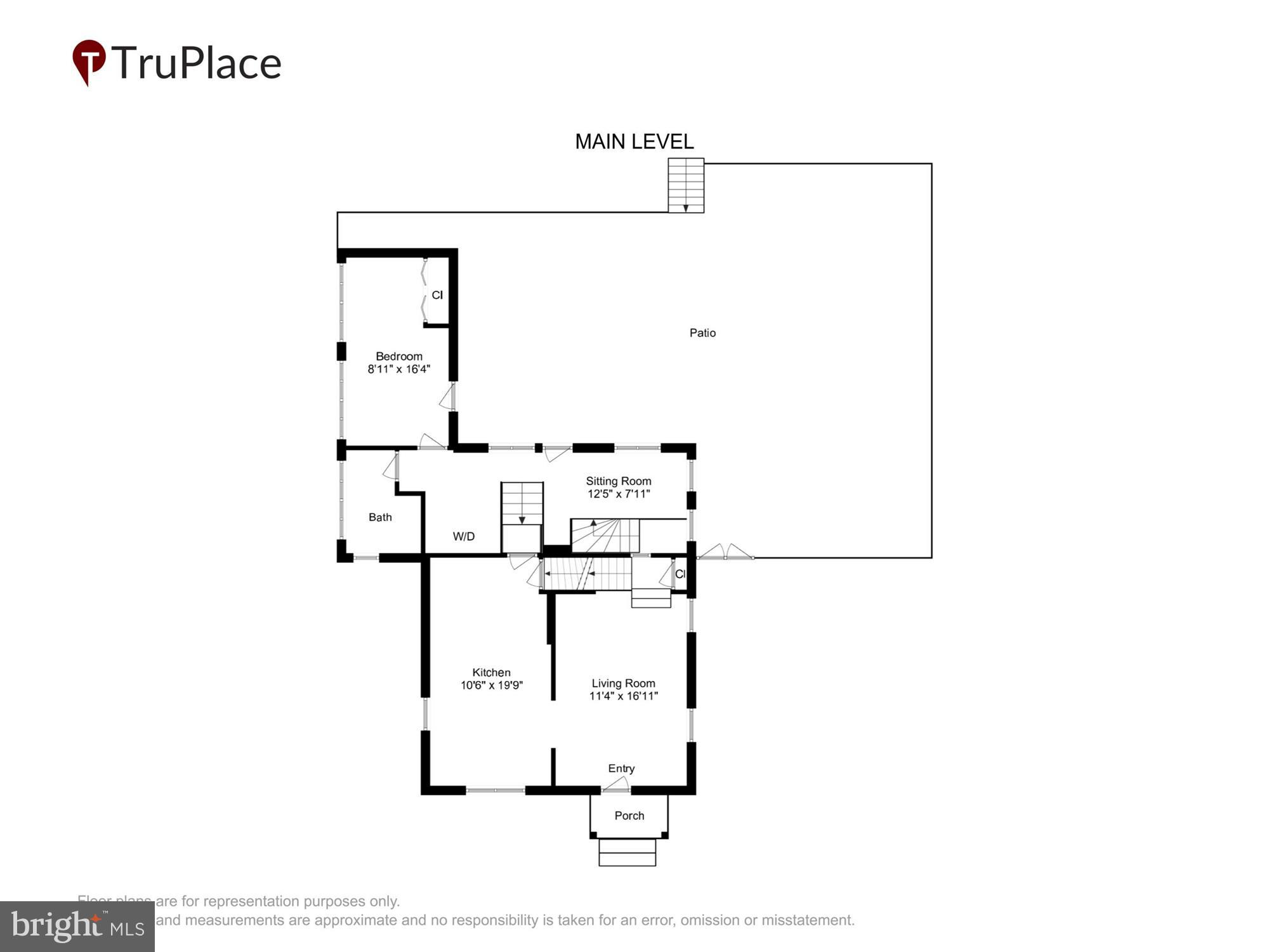 717 Ludlow Street Takoma Park, MD 20912 - Photo 67 of 68 Main Level Floorplan