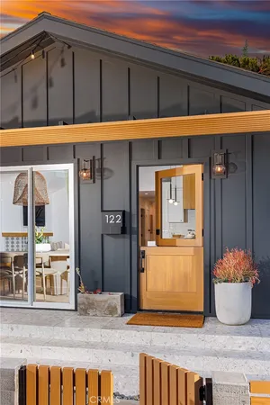 a view of front door of house