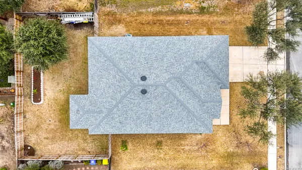 a aerial view of a house