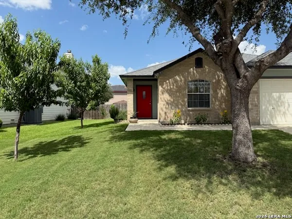 a front view of house with yard