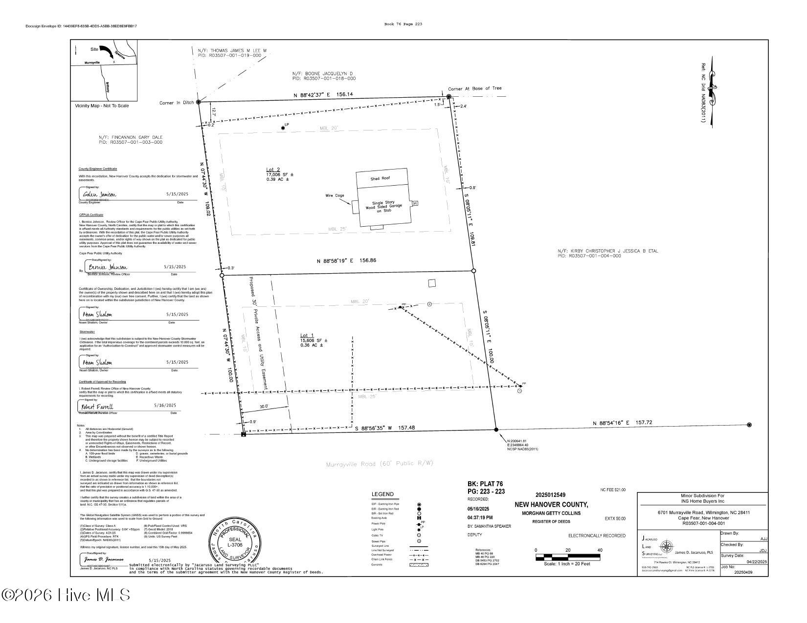 6701 Murrayville Road Wilmington, NC 28411 - Photo 33 of 33 Survey_page-0001 (1)