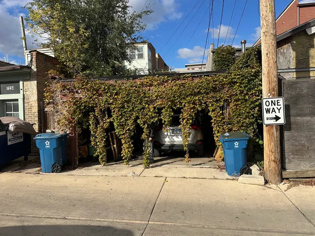 a building view with a outdoor space
