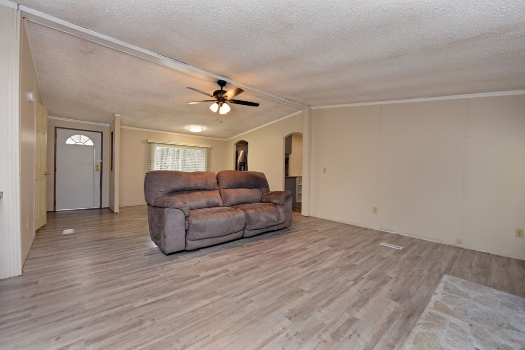 85 Truelove Road Blairsville, GA 30512 - Photo 4 of 35 a living room with furniture and a ceiling fan