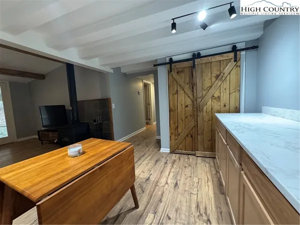 a room with storage and utility