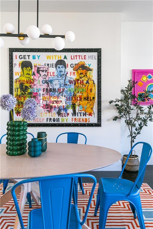 1085 Hardee Street Northeast, Unit A Atlanta, GA 30307 - Photo 12 of 32 a view of dinning table and chairs in a room