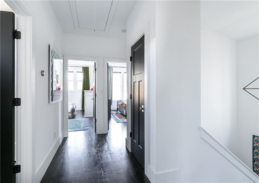 1085 Hardee Street Northeast, Unit A Atlanta, GA 30307 - Photo 28 of 32 a view of a hallway with wooden floor
