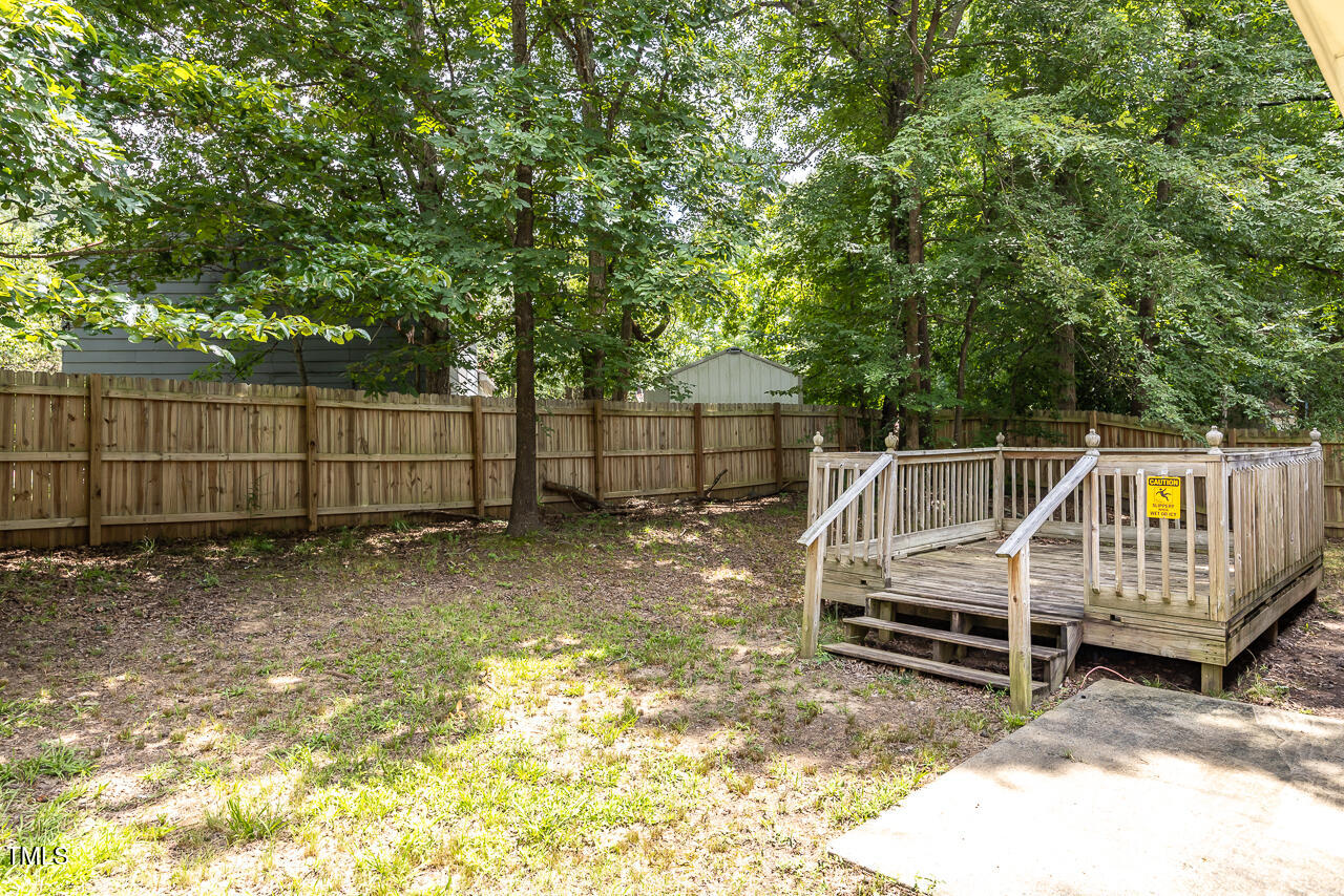 2906 Apollo Street Durham, NC 27704 - Photo 18 of 23 a view of outdoor space with deck