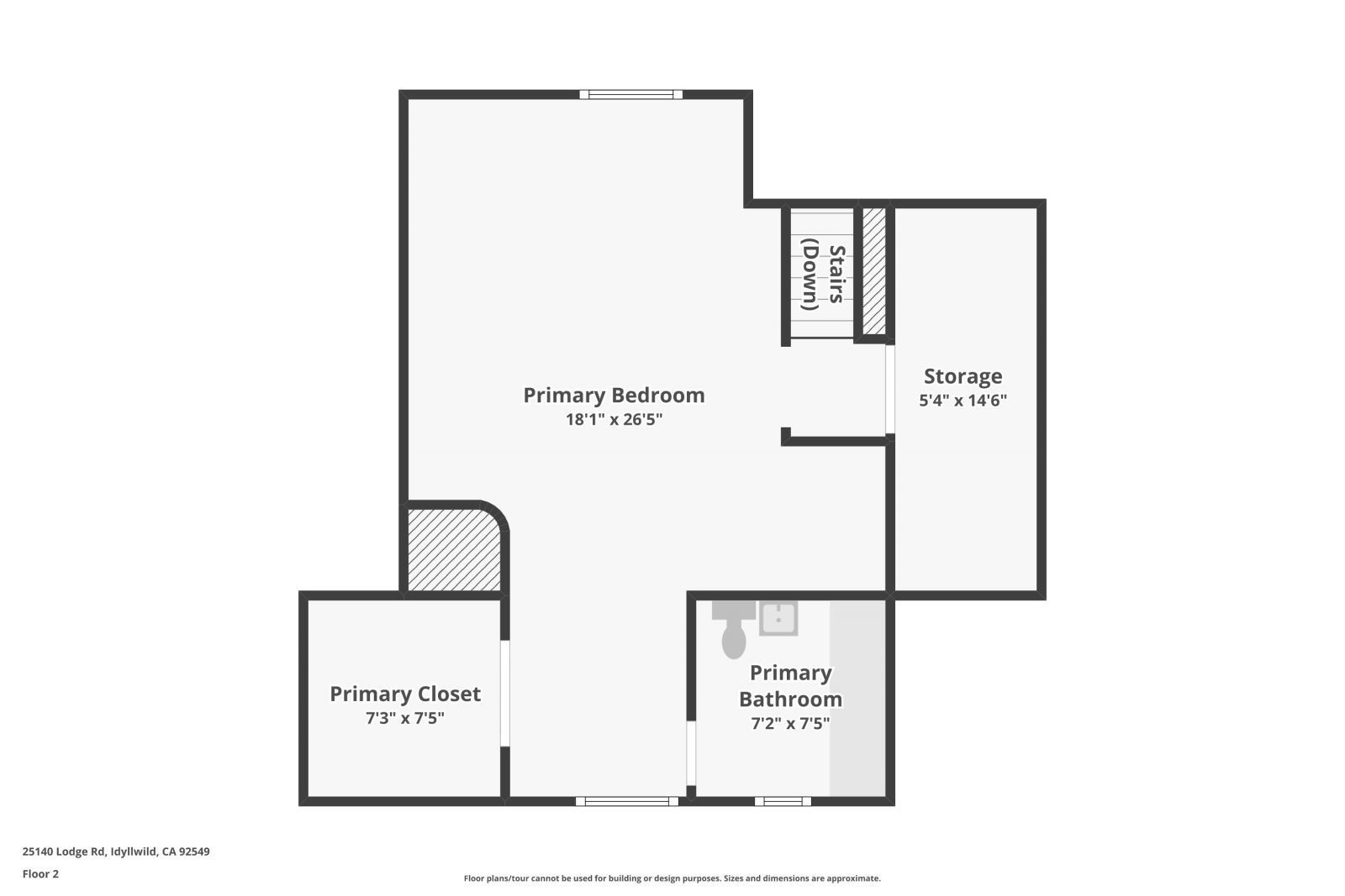 25140 Lodge Road Idyllwild, CA 92549 - Photo 38 of 40 Floor Plan