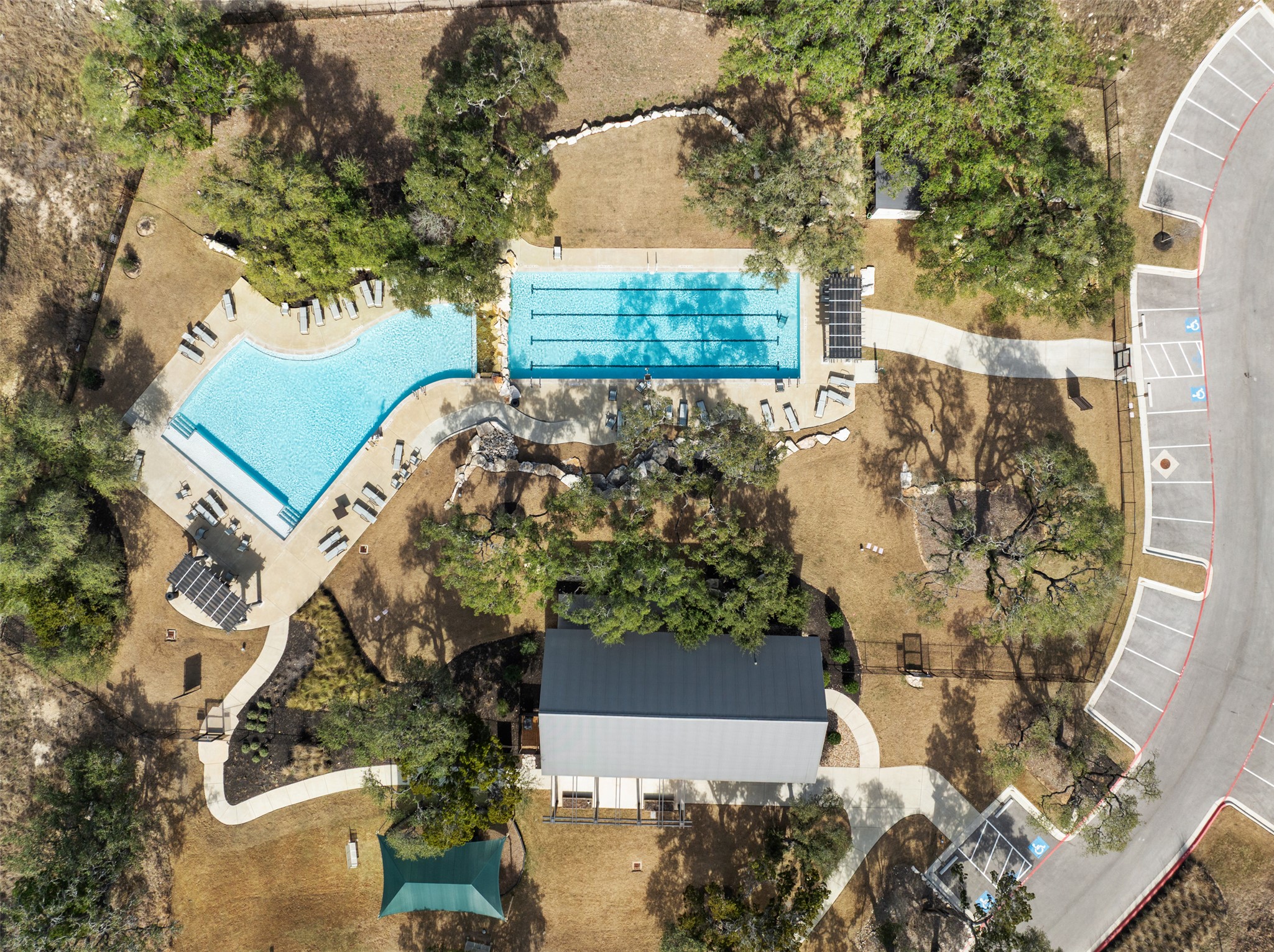 438 Pear Tree Lane Austin, TX 78737 - Photo 40 of 40 an aerial view of a house