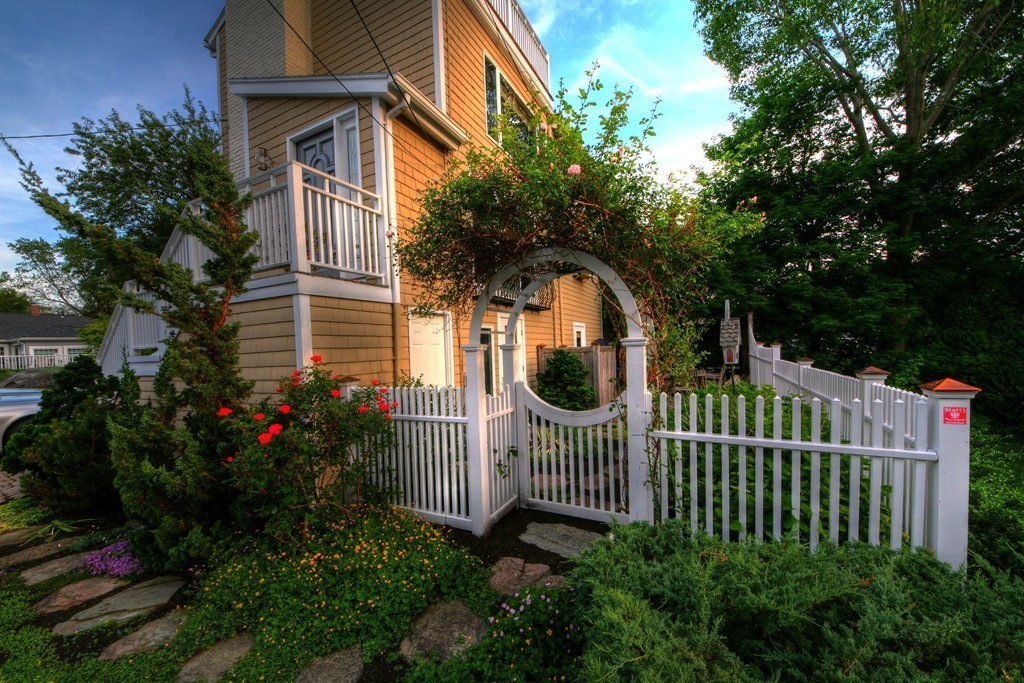 158 Evans Rd Extension Marblehead, MA 01945 - Photo 1 of 30 a view of a house with staircase and garden