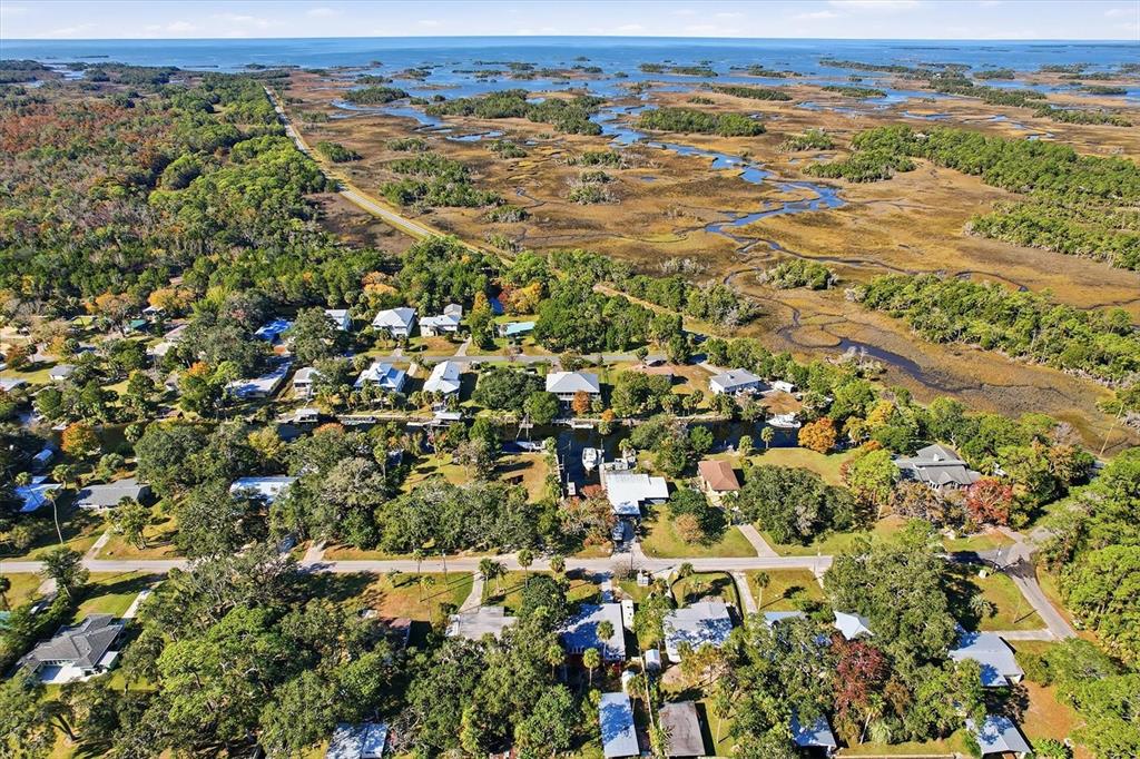 5 Palm Drive Yankeetown, FL 34498 - Photo 52 of 53 an aerial view of residential building and trees around