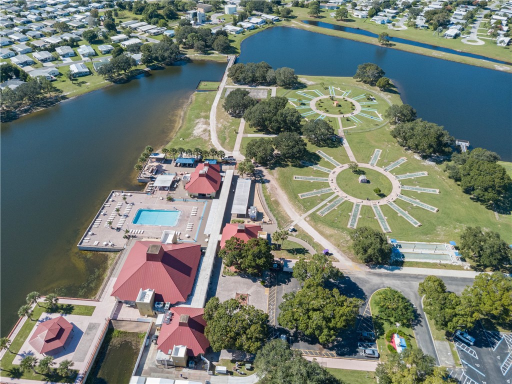 327 Papaya Circle Sebastian, FL 32976 - Photo 31 of 32 an aerial view of a house with a lake view