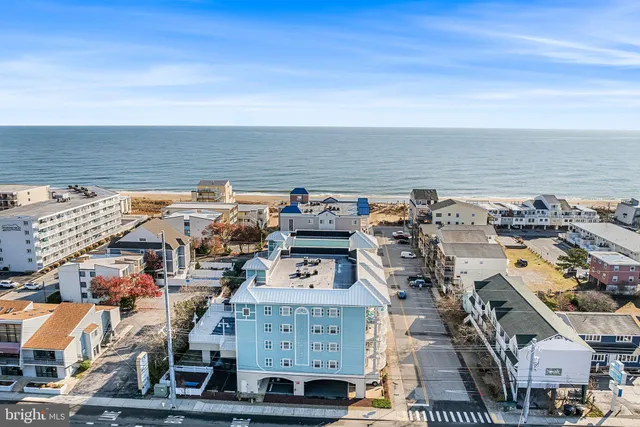 a view of hallway with a large window