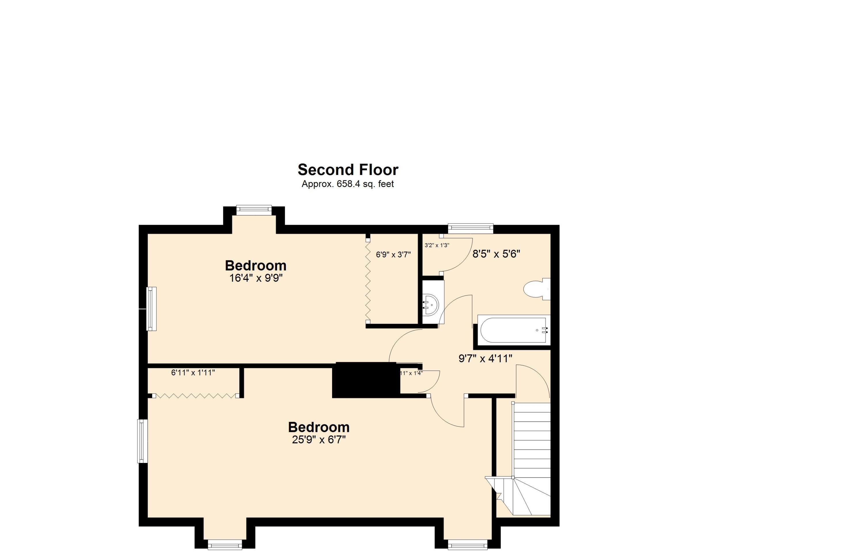 9 Faunce Mountain Road Sandwich, MA 02563 - Photo 28 of 28 2nd Floor Plan