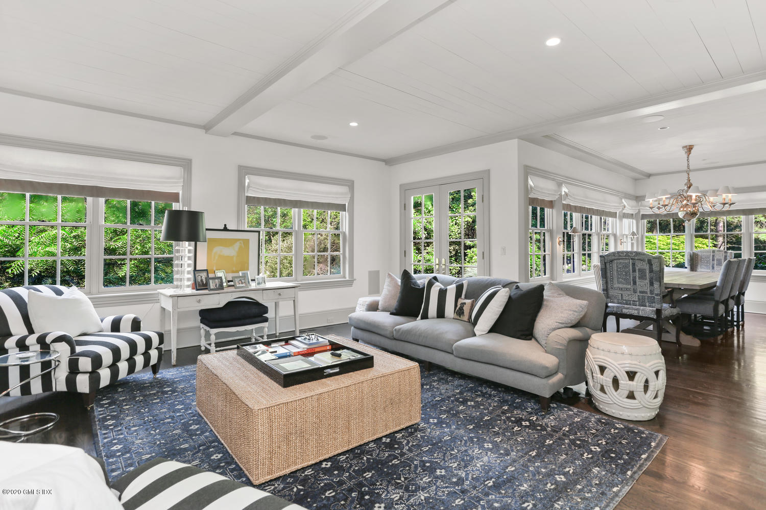 18 Chieftans Road Greenwich, CT 06831 - Photo 12 of 30 a living room with furniture and a large window