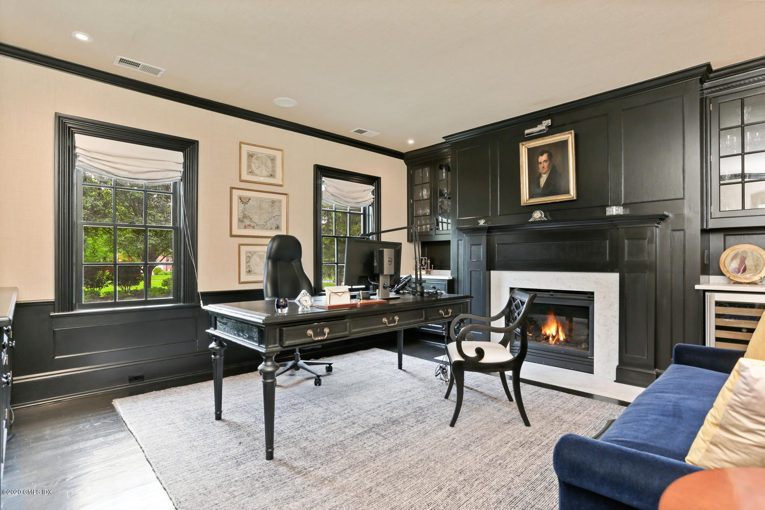 18 Chieftans Road Greenwich, CT 06831 - Photo 14 of 30 a living room with furniture fireplace and window