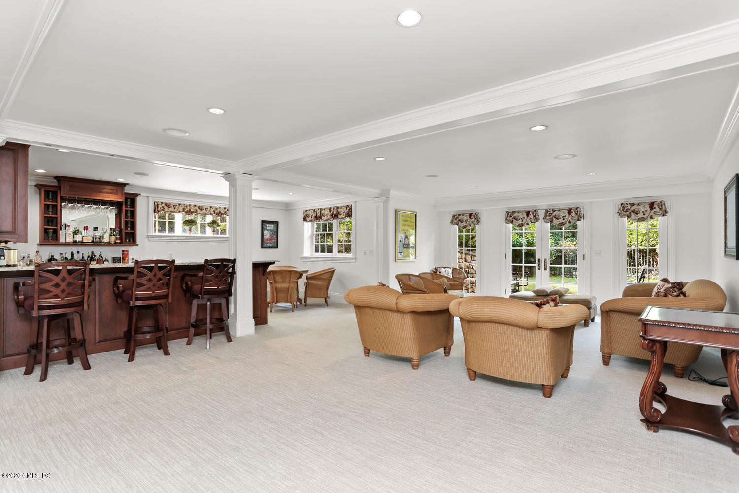 18 Chieftans Road Greenwich, CT 06831 - Photo 21 of 30 a living room with furniture and a large window