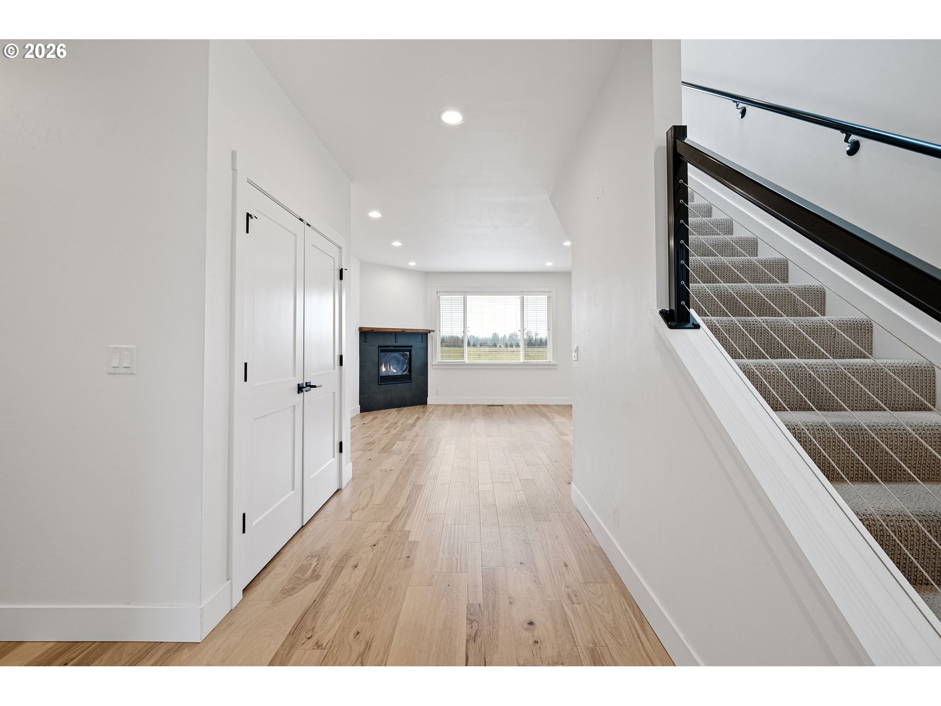 3340 Zane Lane Eugene, OR 97404 - Photo 8 of 37 a view of entryway with wooden floor