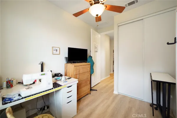 a room with storage and utility