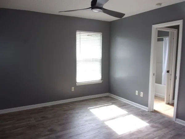 a view of a room with a hanging small space