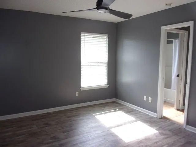 a view of a room with a hanging small space