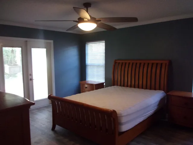 a bathroom with a sink double vanity and a mirror
