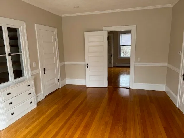 wooden floor in an empty room
