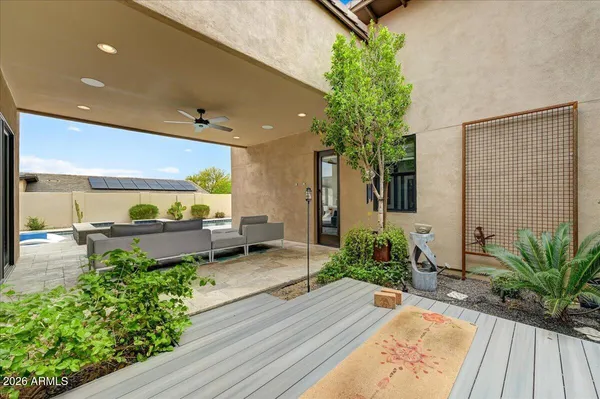 a view of a entryway front of house