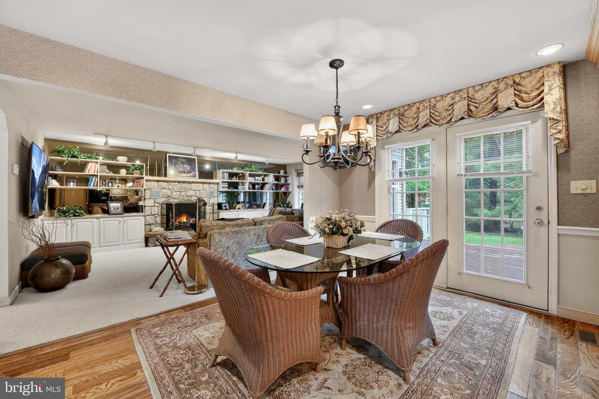 100 Deborah Drive Reading, PA 19610 - Photo 16 of 50 a dining room with furniture a rug and a chandelier