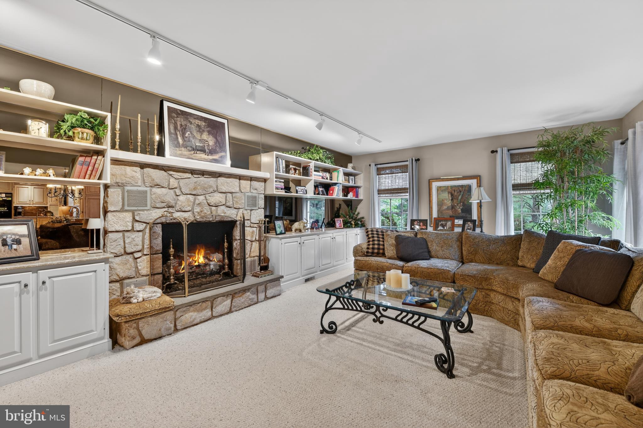 100 Deborah Drive Reading, PA 19610 - Photo 18 of 50 a living room with furniture and a fireplace