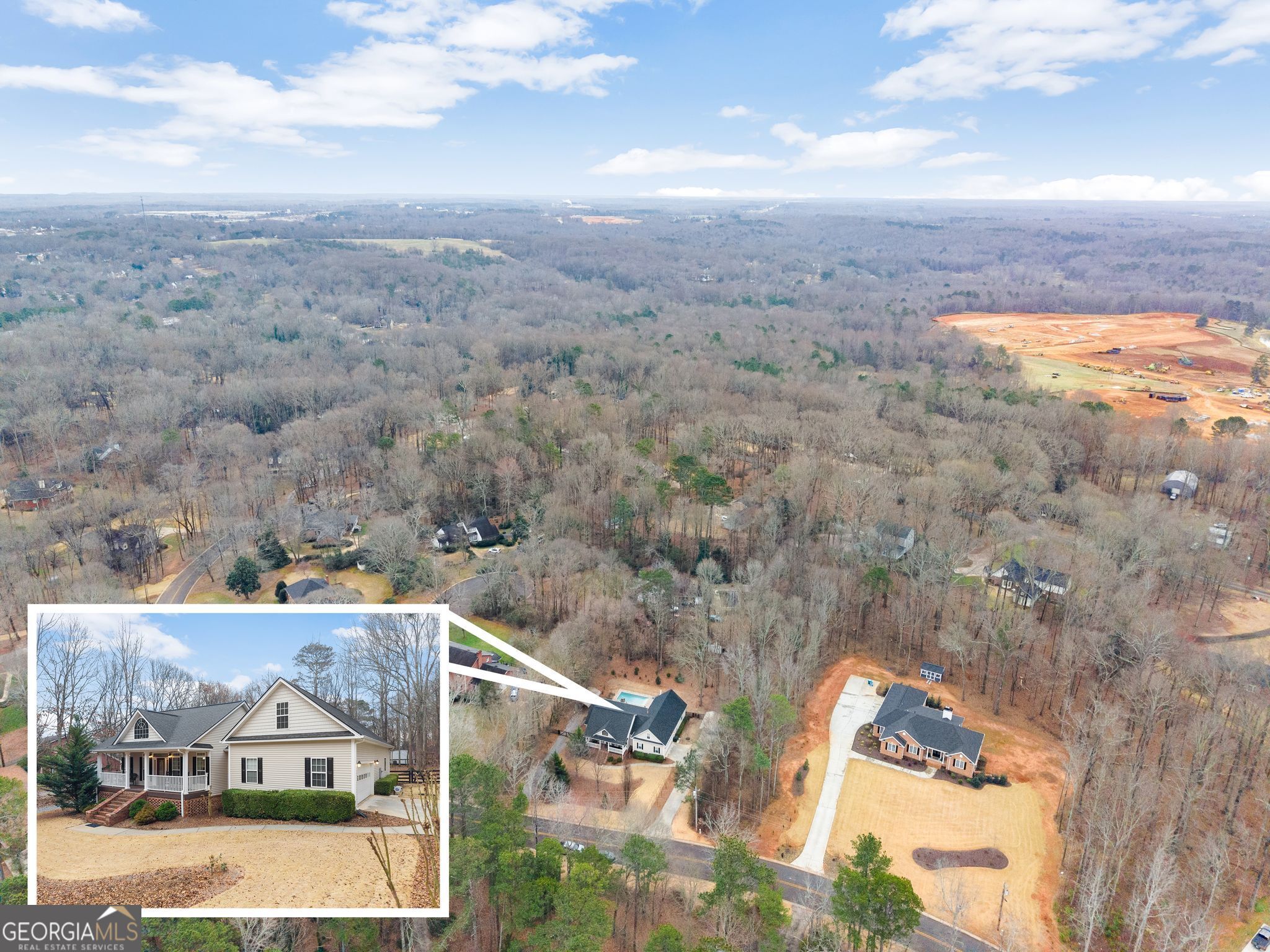96 Magnolia Place Commerce, GA 30529 - Photo 55 of 58 an aerial view of a house